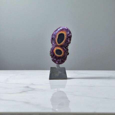 Large Natural Amethyst Stalactite Flower – Grade A Uruguay Amethyst 20th century - photo 8 Large Natural Amethyst Stalactite Flower – Grade A Uruguay Amethyst 20th century - photo 8