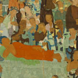 A THANGKA OF SHAKYAMUNI`S PARINIRVANA ATTRIBUTED TO THE TENTH KARMAPA, CHOYING DORJEDISTEMPER ON SILK - photo 3