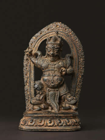 A BLACKSTONE FIGURE OF BEGTSE CHEN - photo 1