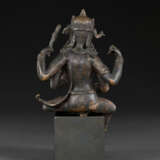 A COPPER ALLOY FIGURE OF KAUMARI - photo 5