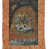 A THANGKA OF GARWA NAGPO, ATTRIBUTED TO THE TENTH KARMAPA, CHOYING DORJEDISTEMPER AND GOLD ON SILK - photo 2