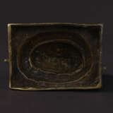 A SILVER AND COPPER INLAID FIGURE OF MANJUSHRI - photo 6