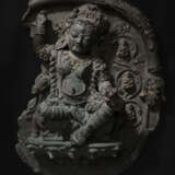 A COPPER ALLOY PANEL OF PALDEN LHAMO - Foto 1