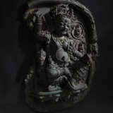 A COPPER ALLOY PANEL OF PALDEN LHAMO - Foto 2