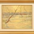 Peinture &agrave; l&amp;39;huile Journ&eacute;e d&amp;39;hiver de Stanislavs Kreics - Achat en un clic