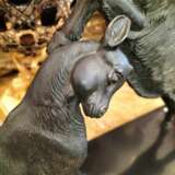 Dynamic Animal Sculpture of Goats in Bronze 20th Century Bronze Empire 20th century - photo 12