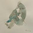 Serhiy Reznichenko, Croquis de nu &agrave; l&amp;39;aquarelle, 21e si&egrave;cle - Achat en un clic