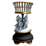 Paris Porcelain centerpiece with putti 19th Century Porcelaine 19th century - photo 12