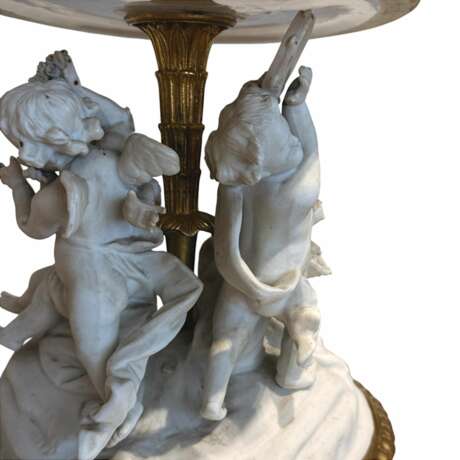 Paris Porcelain centerpiece with putti 19th Century Porcelaine 19th century - photo 13