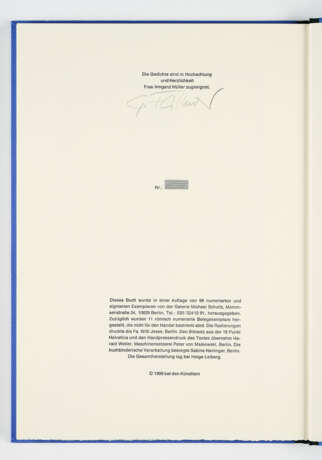 A.R. Penck. ein dich ten der tat - N. VIII - photo 10