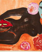 Elvira Bach. Elvira Bach. Untitled (Liegende mit Schuh)