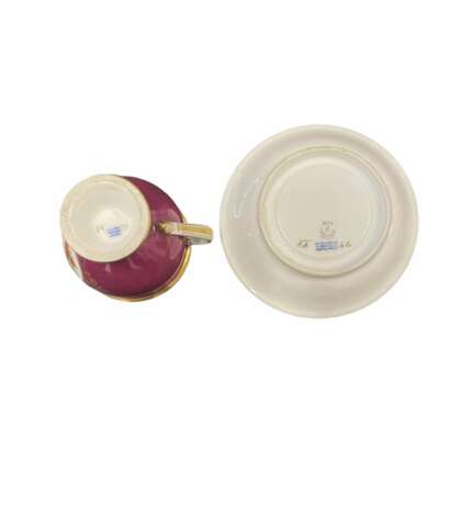 Royal Copenhagen Cup and Saucer Porcelain Empire 20th century - photo 2