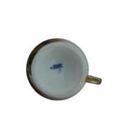 Royal Copenhagen Empire Style Cup and Saucer - 19th Century Porcelain Denmark Porcelain Hand Painted Gilding Empire 19th century - photo 5