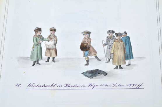 Types of Riga population in the 18th 19th century. Papier-Mache At the turn of the 18th -19th century - photo 6