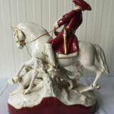 Royal Dux porcelain figure Porcelain Hand Painted realism Mid-20th century - photo 7