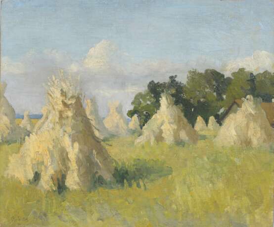 Paysage avec poteaux muraux Mid-20th century - photo 1