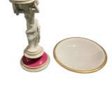 Royal Copenhagen Porcelain Figural Tazza 19th Century Fruit Vase. Biscuit (porcelain) Empire 19th century - photo 3