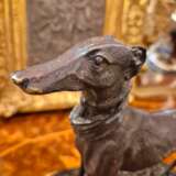 19th Century Statue of a Greyhound in Bronze in the Style of Pierre-Jules M&ecirc;ne Bronze 19th century - photo 13