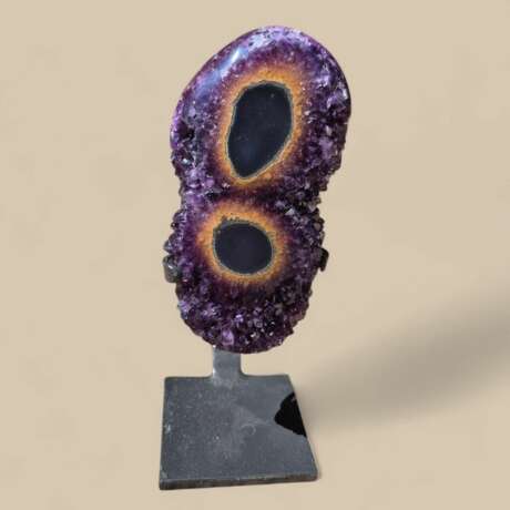 Large Natural Amethyst Stalactite Flower – Grade A Uruguay Amethyst 20th century - photo 3 Large Natural Amethyst Stalactite Flower – Grade A Uruguay Amethyst 20th century - photo 3