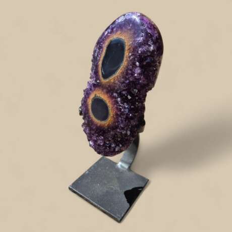 Large Natural Amethyst Stalactite Flower – Grade A Uruguay Amethyst 20th century - photo 10 Large Natural Amethyst Stalactite Flower – Grade A Uruguay Amethyst 20th century - photo 10