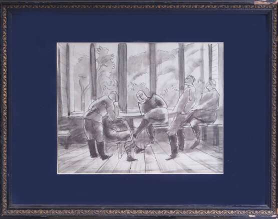 Винтовка watercolor Early 20th century г. - фото 1 Винтовка watercolor Early 20th century г. - фото 1