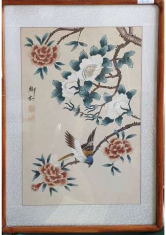 “Sakura” Unknown artist Canvas Oil paint Animalistic 20 век - photo 1