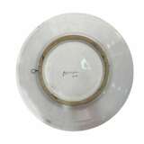 Set of Two Hand-Pair of Italian Renaissance Style Platters by N. Tapolini 1970s Metal ceramics 20th century - photo 10