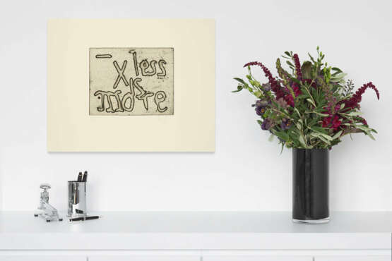 Herbert Zangs. Untitled (less is more) - фото 3