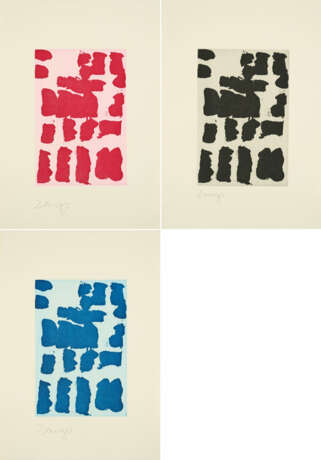 Herbert Zangs. Mixed lot of 3 prints - фото 1