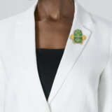 DAVID WEBB ENAMEL, RUBY AND DIAMOND FROG BROOCH - photo 2