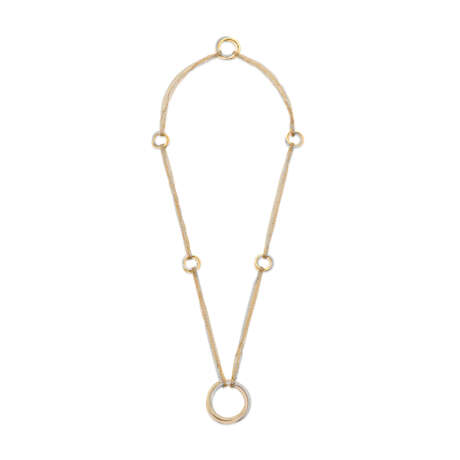 CARTIER DIAMOND AND TRI-COLORED GOLD 'TRINITY' NECKLACE - photo 1 CARTIER DIAMOND AND TRI-COLORED GOLD 'TRINITY' NECKLACE - photo 1
