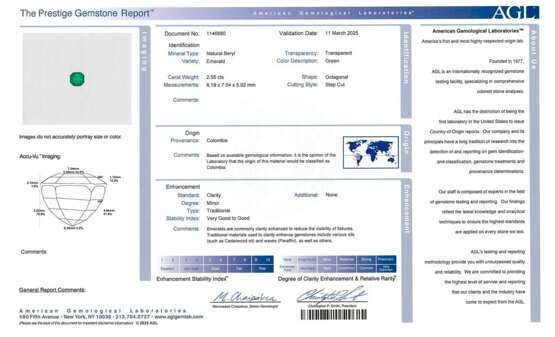 ANTIQUE EMERALD AND DIAMOND RING - photo 3 ANTIQUE EMERALD AND DIAMOND RING - photo 3