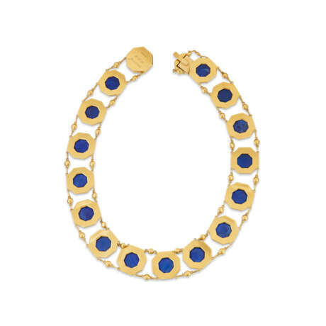 TIFFANY & CO., LOUIS COMFORT TIFFANY LAPIS LAZULI, ENAMEL AND GOLD NECKLACE - Foto 3 TIFFANY & CO., LOUIS COMFORT TIFFANY LAPIS LAZULI, ENAMEL AND GOLD NECKLACE - Foto 3