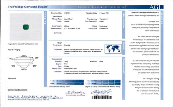 VALENTIN MAGRO EMERALD AND DIAMOND RING - photo 3