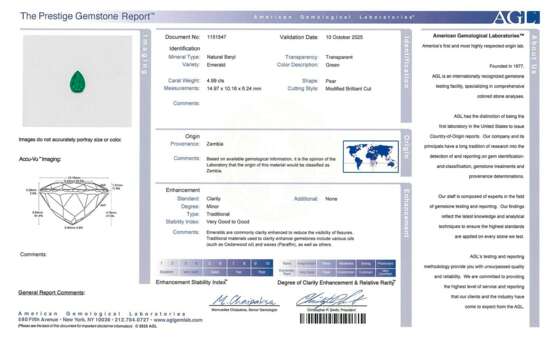 GROUP OF UNMOUNTED EMERALDS - фото 12