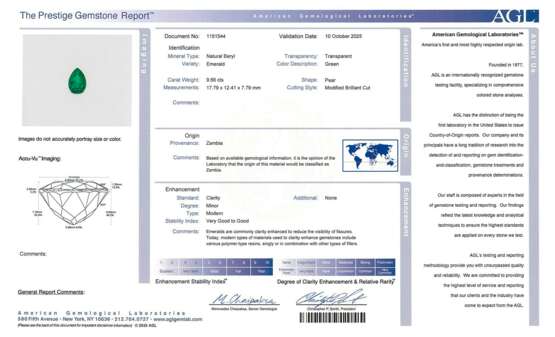 GROUP OF UNMOUNTED EMERALDS - фото 16