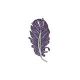 CARNET PAIR OF COLORED SAPPHIRE AND DIAMOND ‘PRECIOUS PLUME’ FEATHER BROOCHES - photo 6
