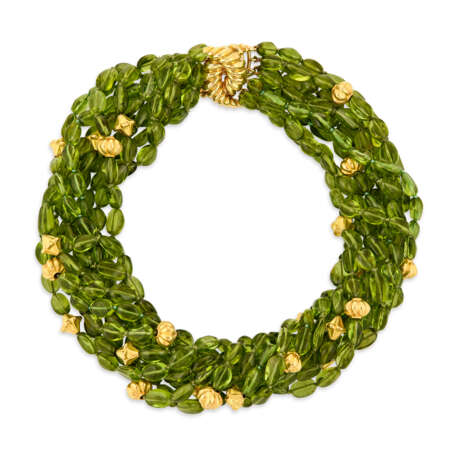 VERDURA PERIDOT AND GOLD TORSADE NECKLACE - фото 1 VERDURA PERIDOT AND GOLD TORSADE NECKLACE - фото 1