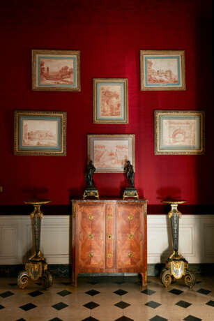 PAIRE DE PORTE-TORCHÈRES DE LA FIN DE L'ÉPOQUE LOUIS XVI - Foto 2 PAIRE DE PORTE-TORCHÈRES DE LA FIN DE L'ÉPOQUE LOUIS XVI - Foto 2