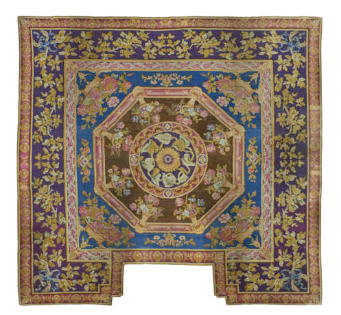 TAPIS D'AUBUSSON D'ÉPOQUE DIRECTOIRE - Foto 1 TAPIS D'AUBUSSON D'ÉPOQUE DIRECTOIRE - Foto 1