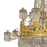 LUSTRE CORBEILLE DE LA FIN DE L'ÉPOQUE EMPIRE - Foto 3