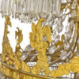 LUSTRE CORBEILLE DE LA FIN DE L'ÉPOQUE EMPIRE - Foto 4