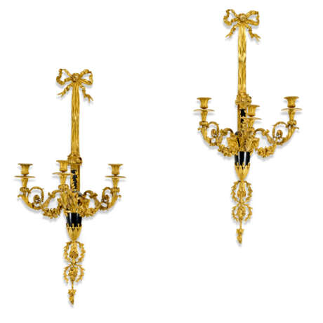 PAIRE D'APPLIQUES D'ÉPOQUE RESTAURATION - photo 1