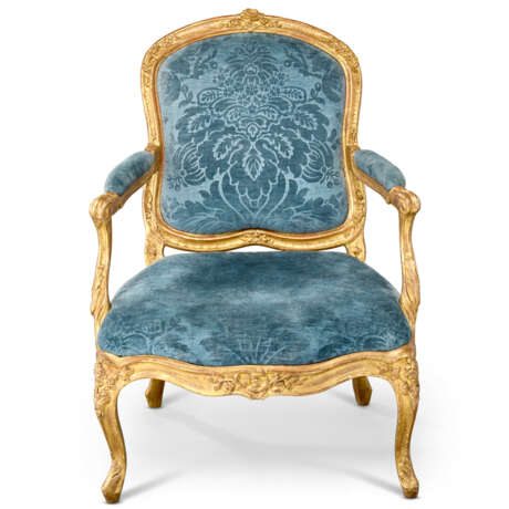 FAUTEUIL À LA REINE À CHÂSSIS D'ÉPOQUE LOUIS XV - Foto 2
