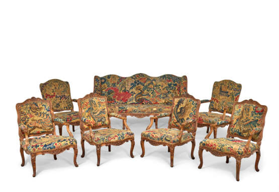 MOBILIER DE SALON D'ÉPOQUE LOUIS XV - Foto 1 MOBILIER DE SALON D'ÉPOQUE LOUIS XV - Foto 1