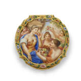 BOÎTIER DE MONTRE FORMANT TABATIÈRE EN OR ET ÉMAIL D'ÉPOQUE LOUIS XIV - photo 2