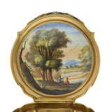 BOÎTIER DE MONTRE FORMANT TABATIÈRE EN OR ET ÉMAIL D'ÉPOQUE LOUIS XIV - photo 4