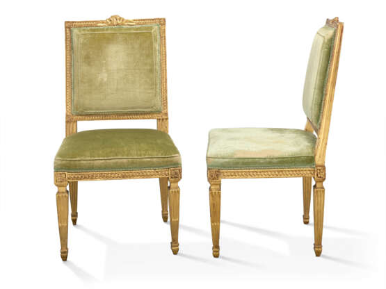 PAIRE DE CHAISES D'ÉPOQUE LOUIS XVI - photo 2