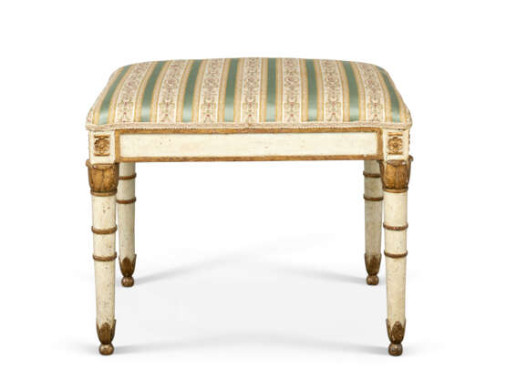 TABOURET IMPÉRIAL D'ÉPOQUE NÉOCLASSIQUE - Foto 1 TABOURET IMPÉRIAL D'ÉPOQUE NÉOCLASSIQUE - Foto 1