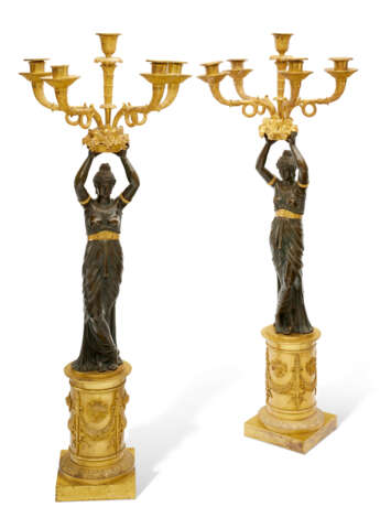 PAIRE DE CANDÉLABRES D'ÉPOQUE EMPIRE - фото 4